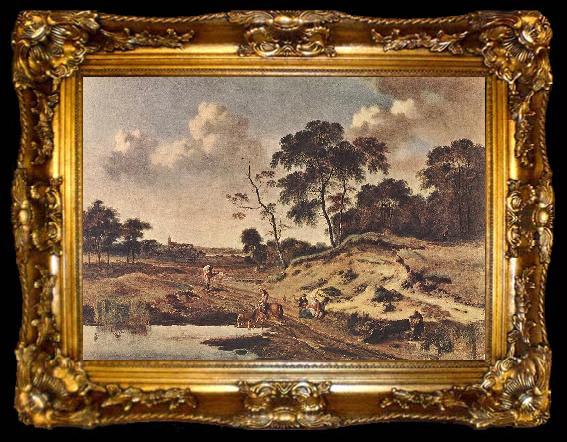 framed  WYNANTS, Jan Landscape with Dune er, ta009-2